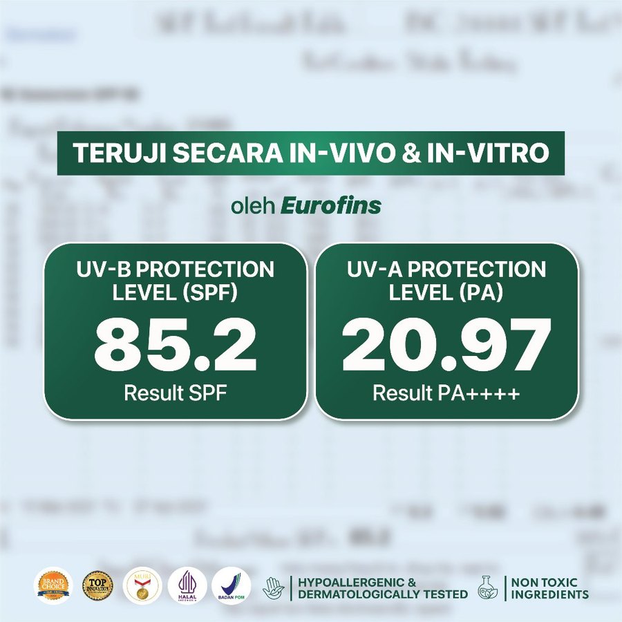 Penta Natural Kosmetindo N'PURE Cica Beat The Sun Glow SPF50+ PA++++