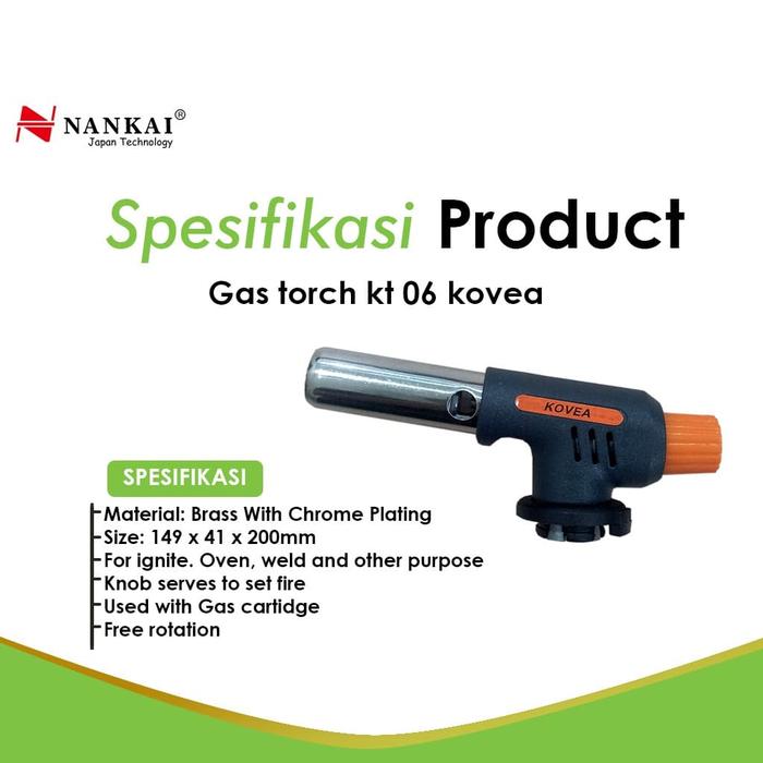 Nankai Indonesia Nankai Gas Torch Standar Model Kovea KT 06
