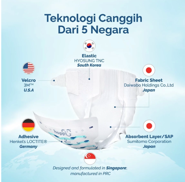 Hoppi Malaysia Sdn Bhd Hoppi Tape AirDream Diapers NB