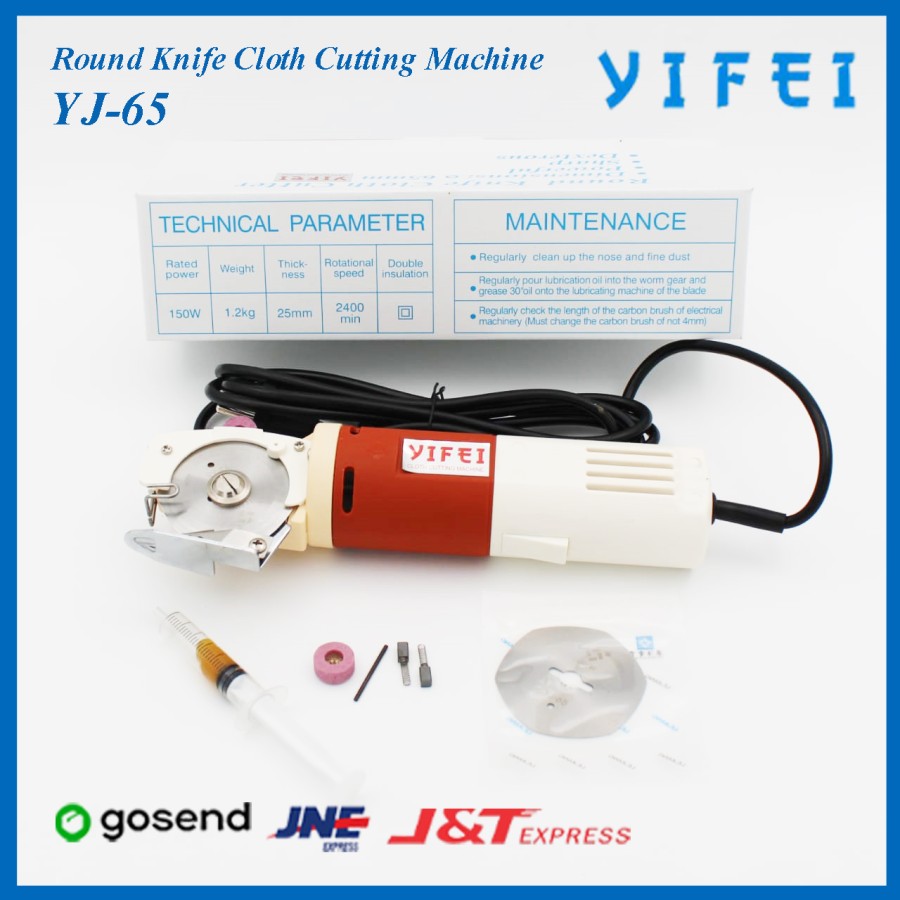 Round Knife Cloth Cutting Cutter YJ-65