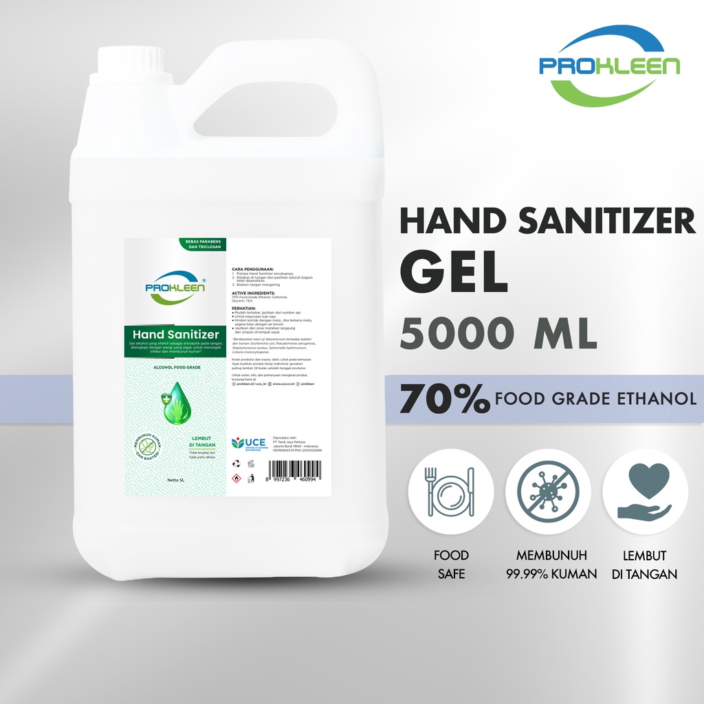 Hand Sanitizer 70% Antiseptic Gel Food Grade 4