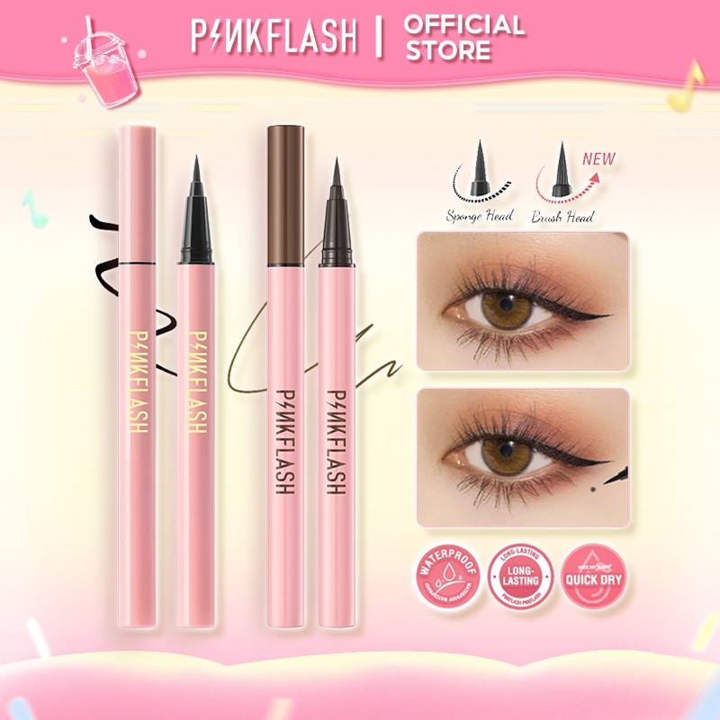 FCL Internasional Indonesia PINKFLASH OhMyLineWaterproof Liquid Eyeliner 