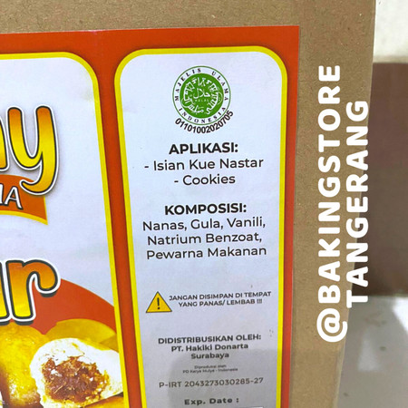 Karya Mulya Donny California Selai Nanas Nastar 500 g