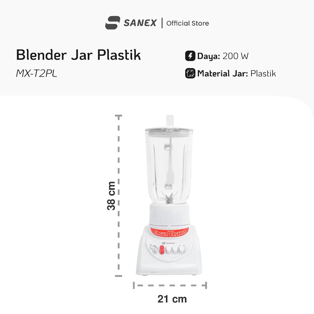 Indo Surya Kencana SANEX Blender  MX-T2PL