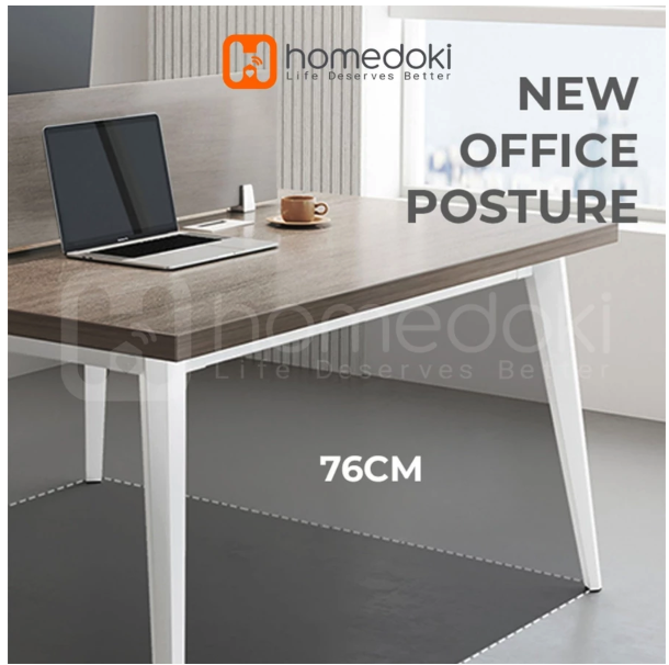 Homedoki Homedoki Meja Kerja dengan Pembatas