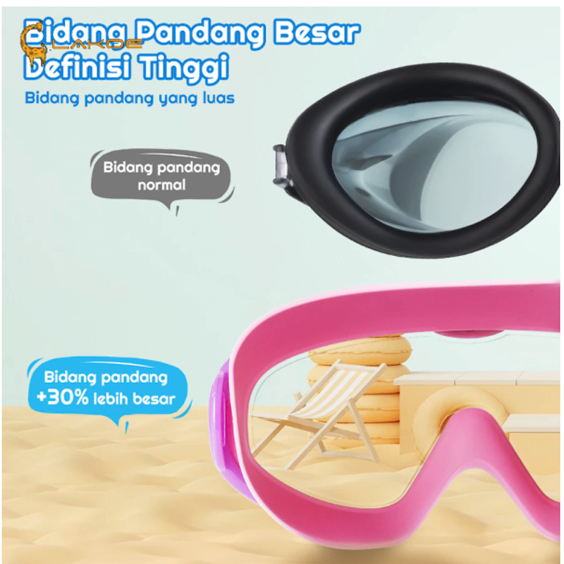 LAKOE INDONESIA Kacamata Renang Snorkling Anak 5