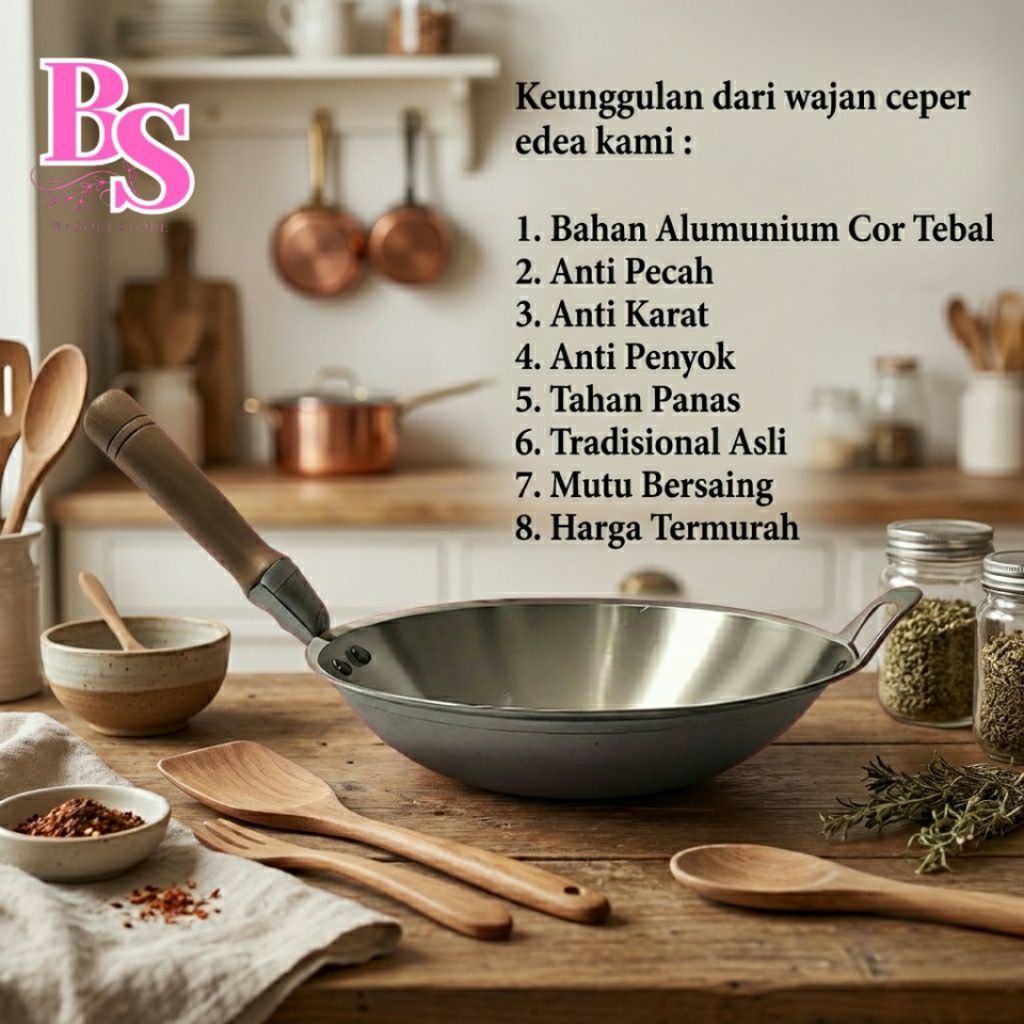 Edea Family Wajan Bakmi Ceper Nomor 10 