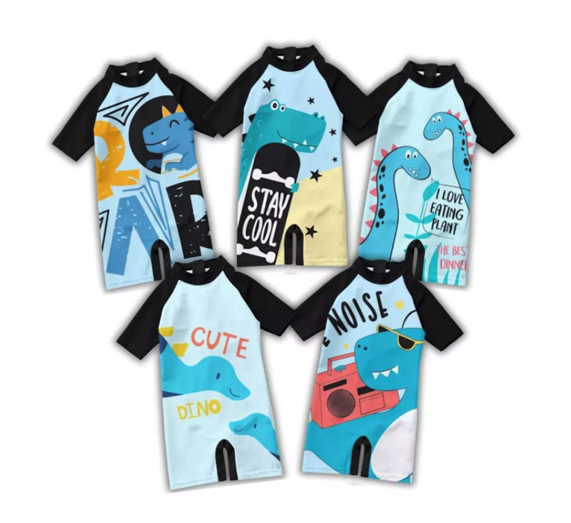 Miyaz Baju Renang Anak Laki-laki Motif Dinosaurus 3