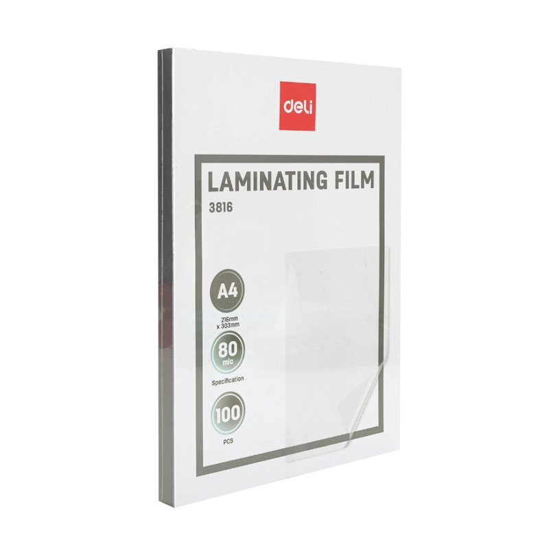 Deli Laminating Film A4 80 Micron 1