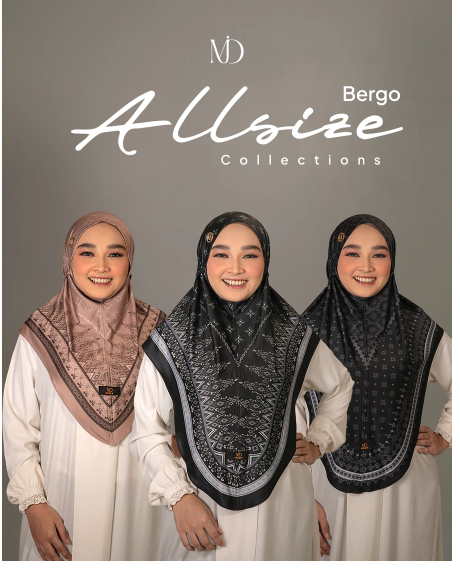 Mudymudy Trendy MUDY Bergo Maryam Motif 