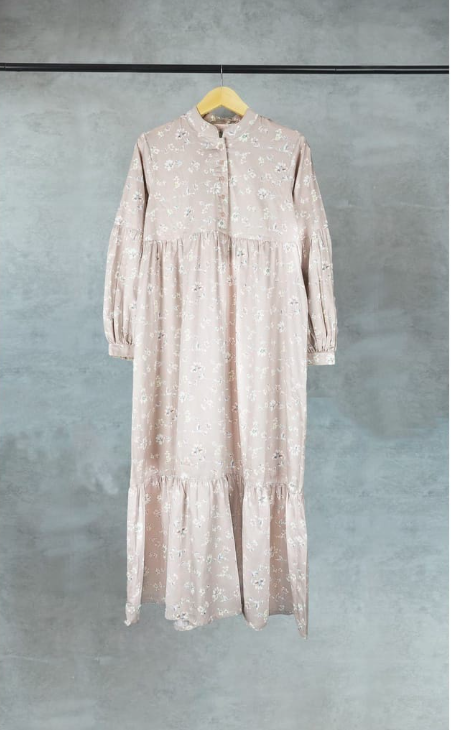 Hajeera Fashion by Mora Kharin Gamis Dress Katun Jepang