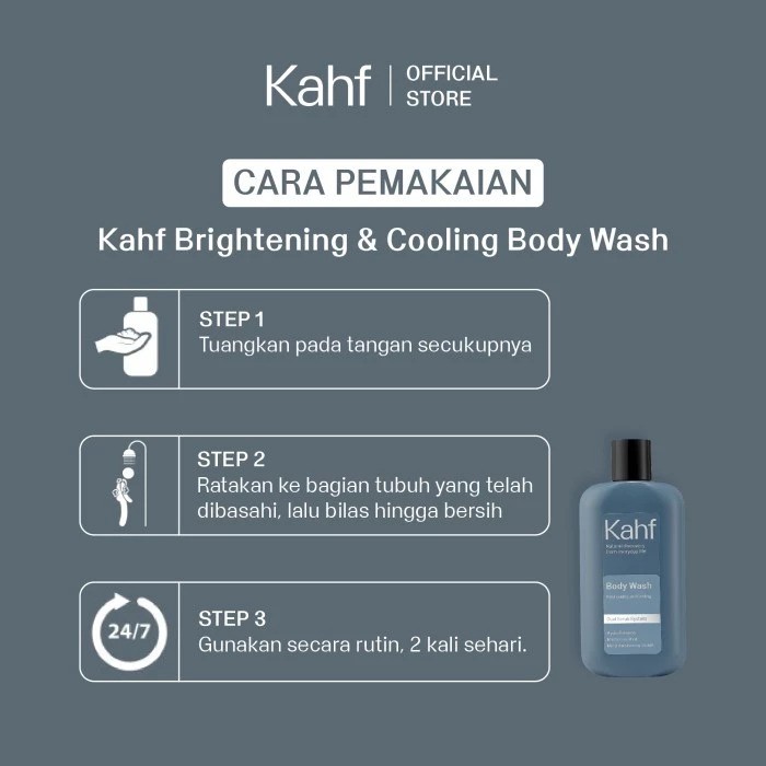 Paragon Technology and Innovation Kahf Brightening and Cooling Body Wash
