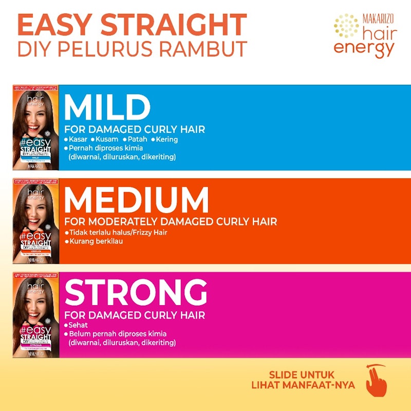 Easy Straight DIY 2-Step Permanent Hair Straightening Kit Strong 5