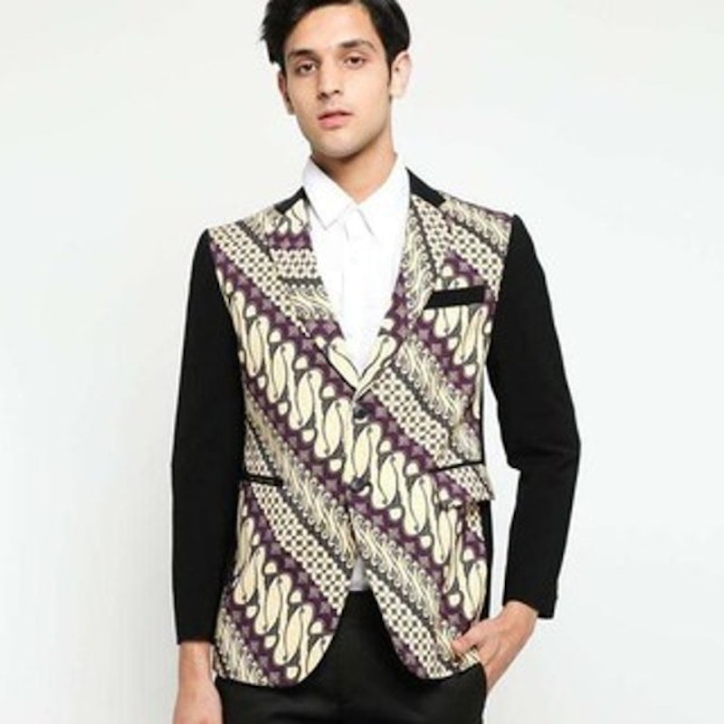 Blazer Pria Batik Kombinasi 1