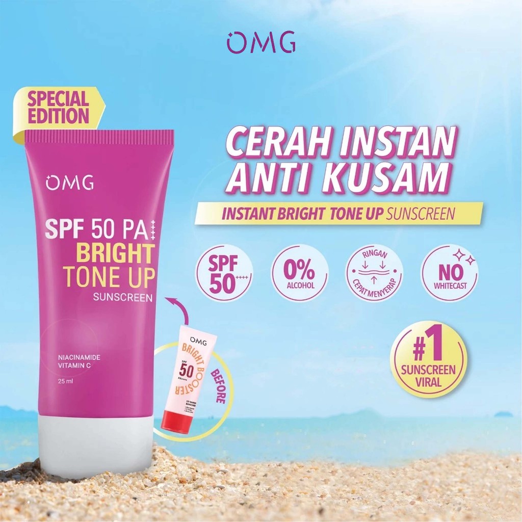 Paragon Technology and Innovation OMG Bright Tone Up Sunscreen SPF 50 PA++++