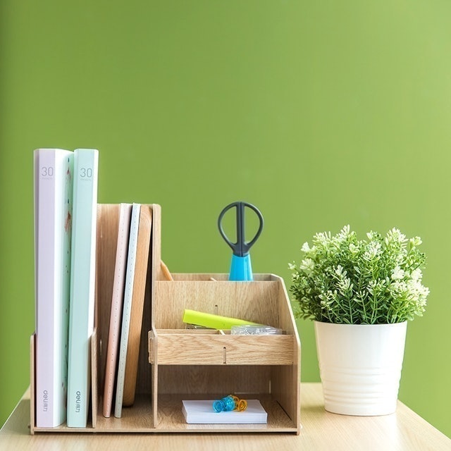 Deli Rak Kayu Multifungsi