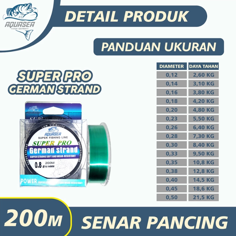 AQUASEA German Strand Super Pro Hijau 5
