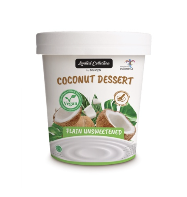 Delicyo Coconut Dessert Plain Unsweetened 