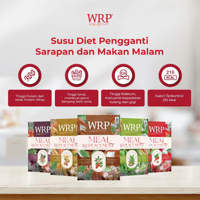 Wajah Rejuvenasi Perempuan Indonesia  WRP Meal Replacement Strawberry