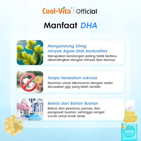 Coolvita Maju Sehat Cool-Vita DHA Gummy  