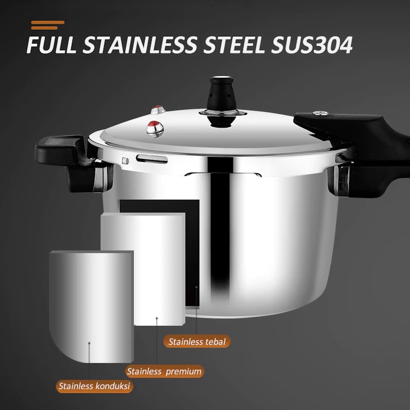 Royalstar Panci Presto Stainless Steel 4 liter 2