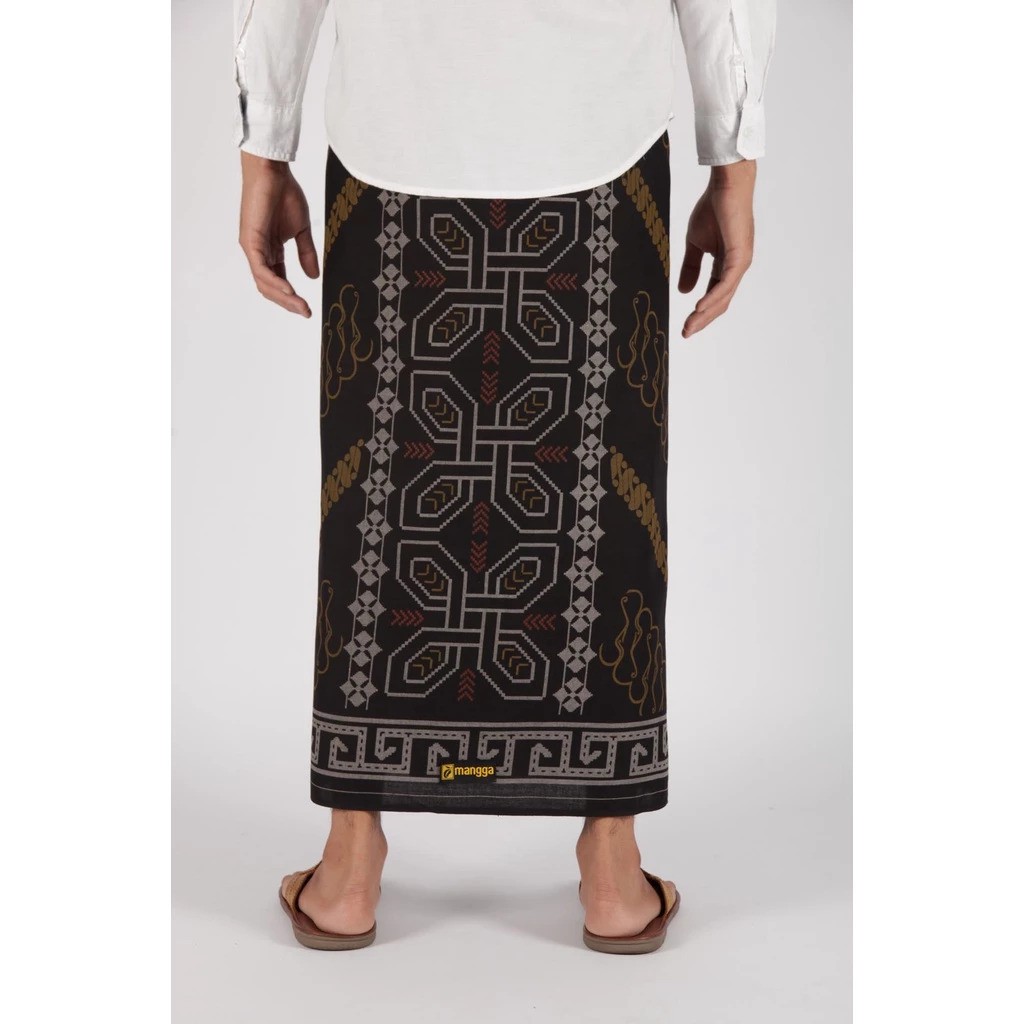 Panggung Jaya Indah Textile Mangga Gold Kembang Nusantara Batik Hitam GKNB05