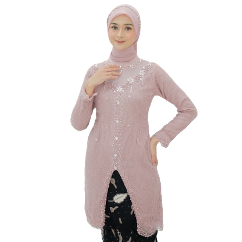 Izara Batik Anggita Dusty Pink 1