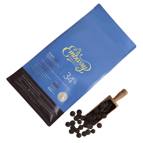 Embassy Azalea Milk Chocolate Couverture 34% 2,5 kg