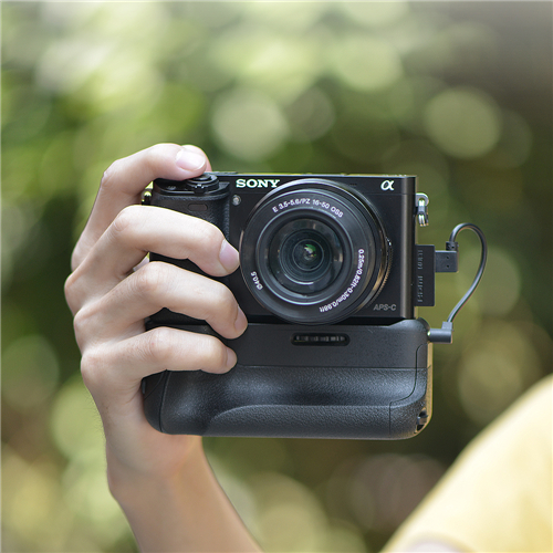 KingMa Battery Grip for Sony A6000 A6300 work with NP-FW50 VG-6300