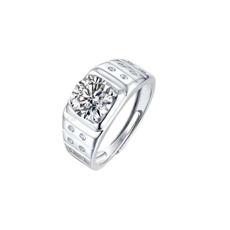 Miracle & Co Cincin Pria Square Dush Men