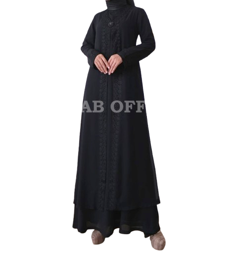 Agnes Hijab Asahy Dress Hitam ｜ 835