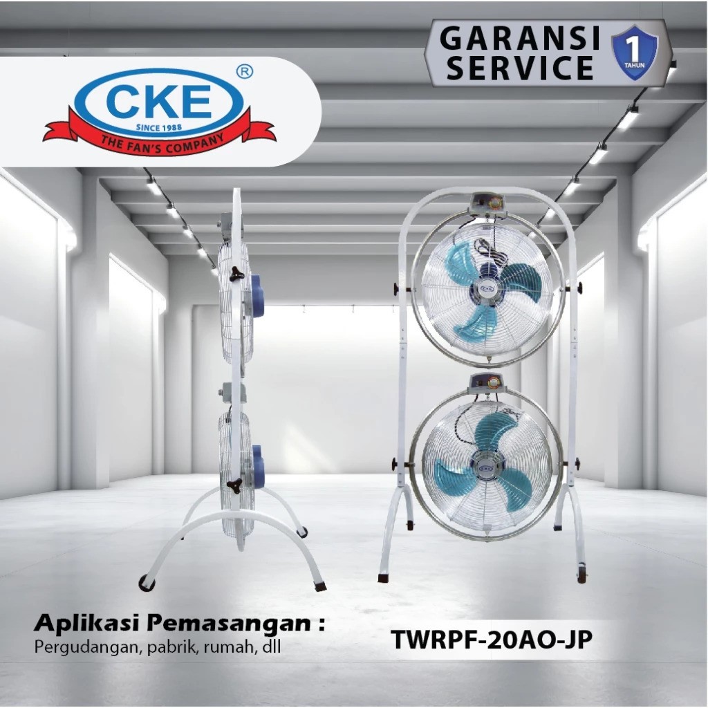 Industrial Multi Fan CKE Powerfull Fan Twin Rotary TWRPF-20AO-JP