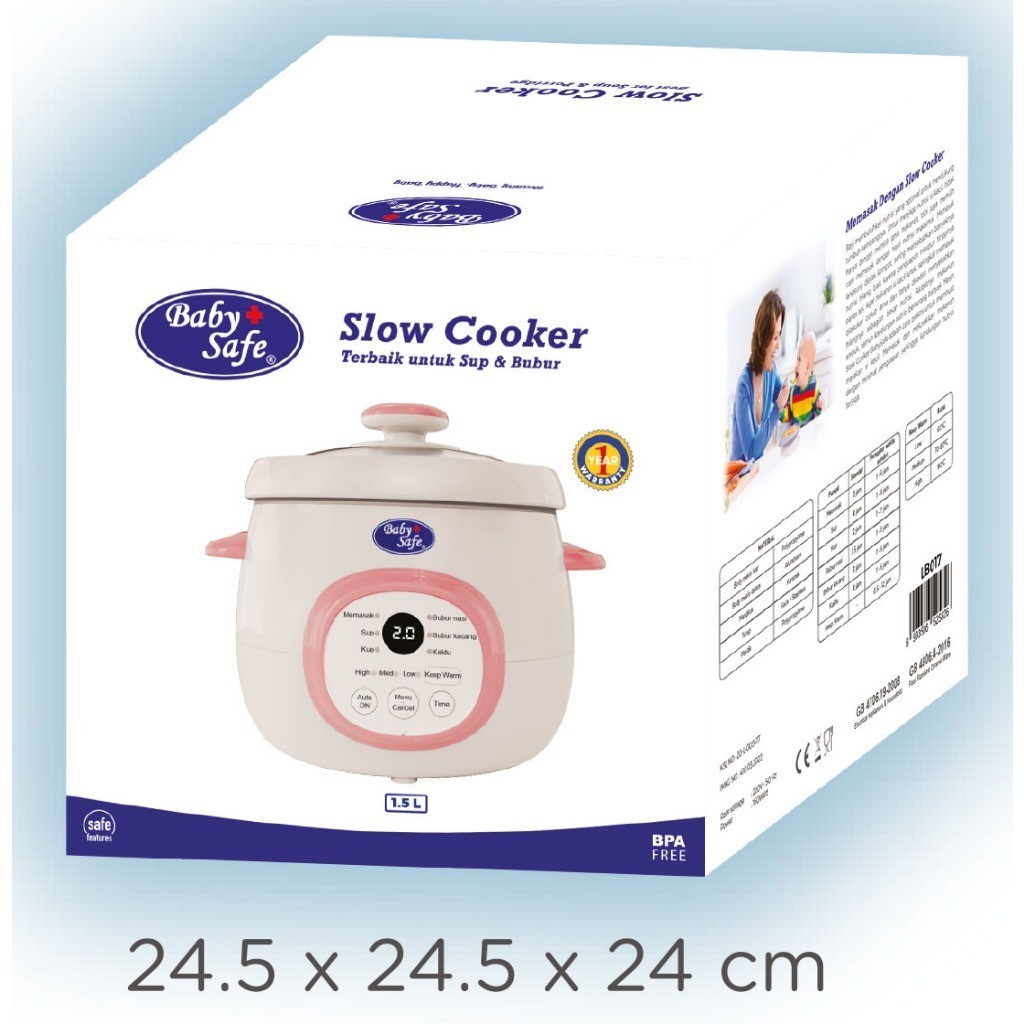 Lynea Primisima BabySafe Digital Slow Cooker LB017