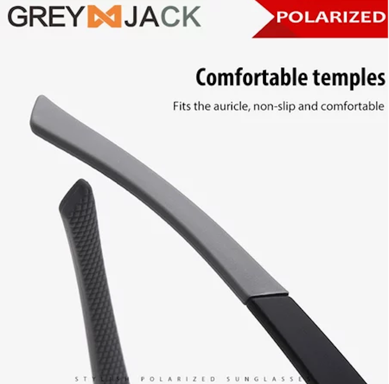 Grey Jack Sport Sunglasses Black 4