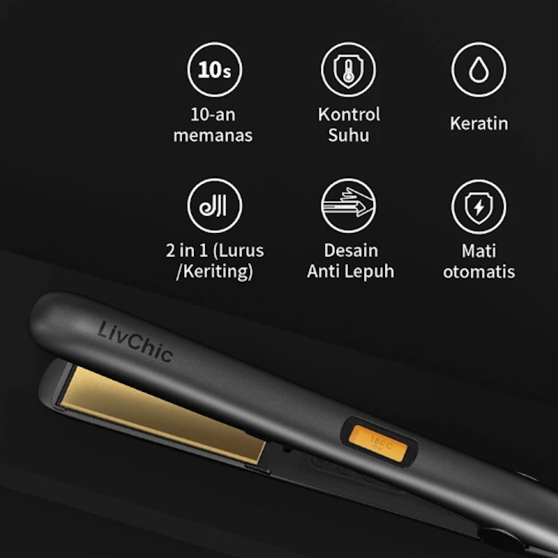 LivChic Digital Straightener 2