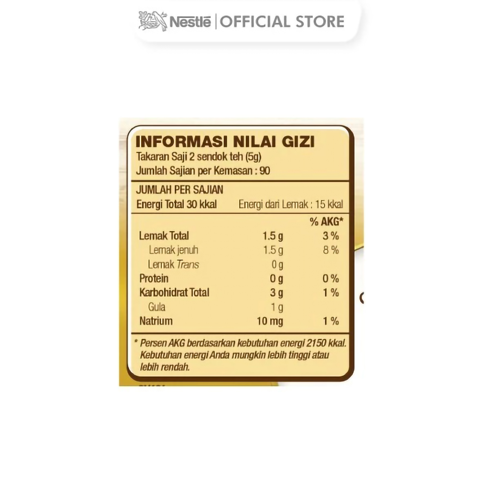 Nestlé Indonesia Nestlé Coffee-Mate Creamer Box 450 gram