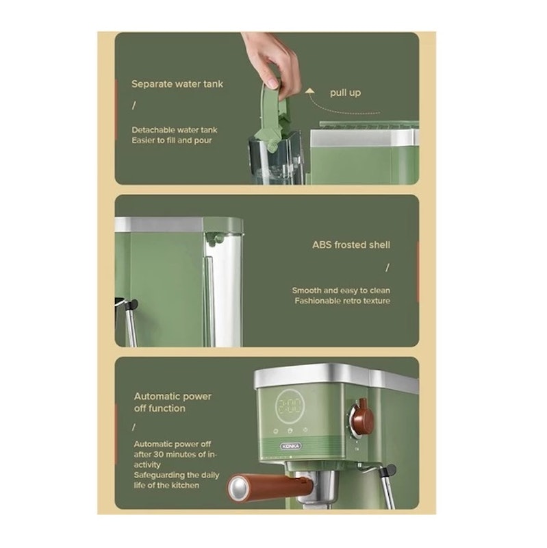Konka Retro Coffee Machine 2