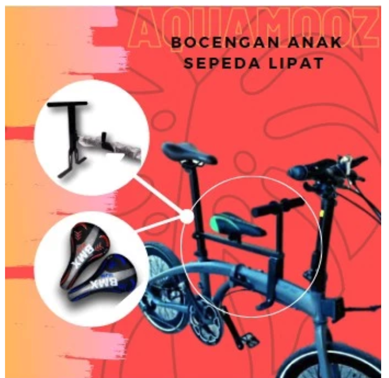 Boncengan Anak Sepeda Lipat 2