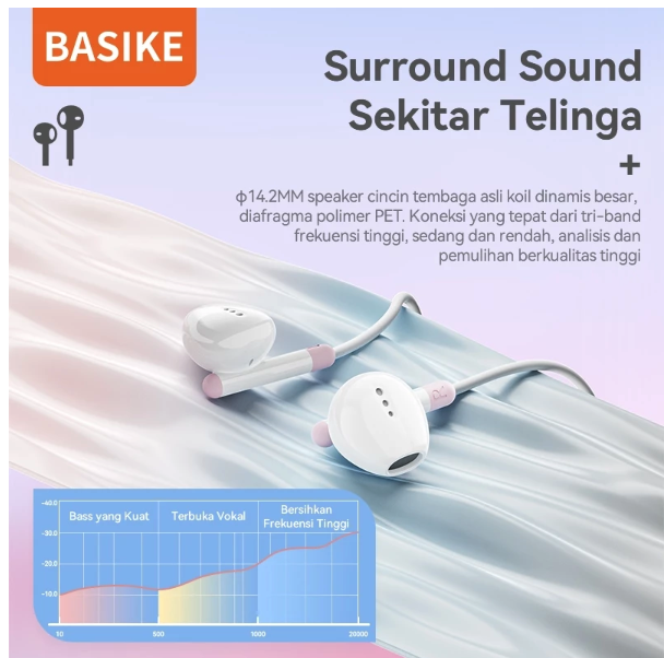 Yillian Group BASIKE Headset Kabel Type-C M102