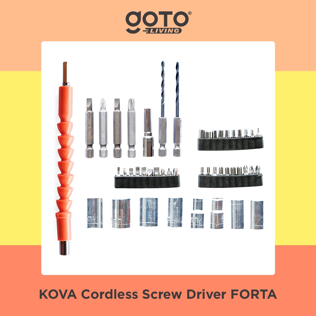 Pilar Niaga Makmur Goto Living Kova Forta Cordless Screw Driver CK-48