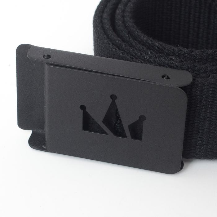 Screamous Belt Crown Logo Black