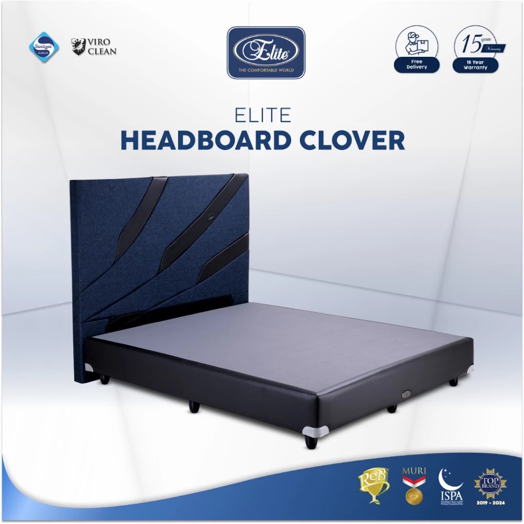 Royal Abadi Sejahtera Elite Divan Base Paris + Headboard Elite Clover