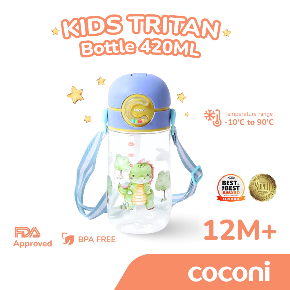 Kenson Multibrand Globalindo Coconi Kids Tritan Bottle 420 ml