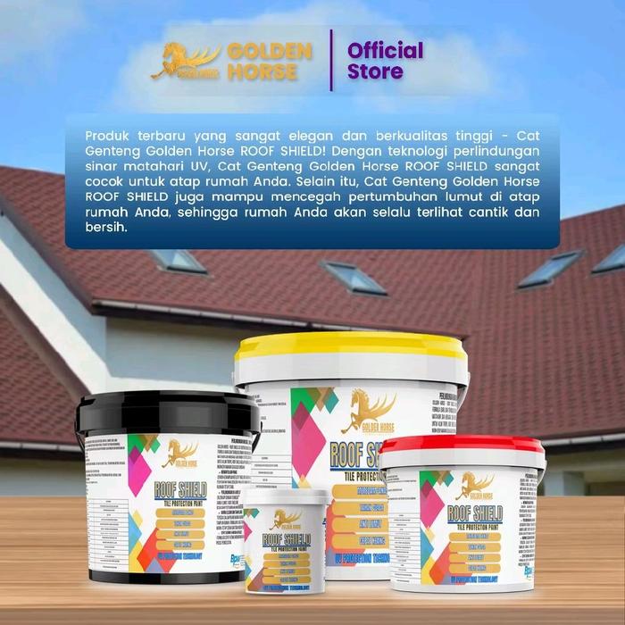 Golden Horse Roof Shield 3