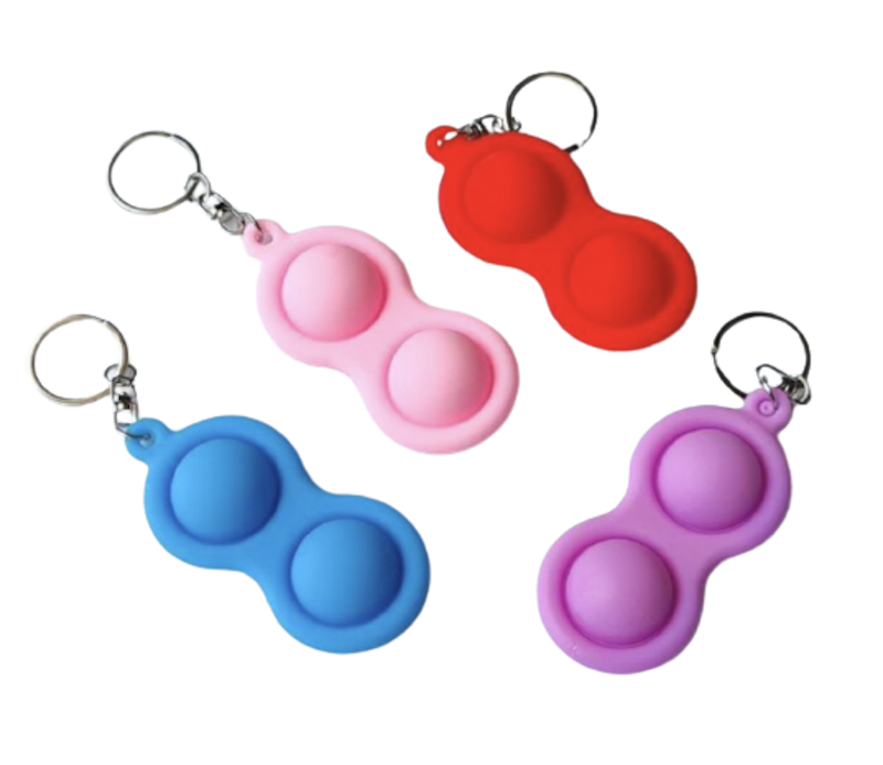 Pop It Gantungan Kunci 2 Lubang