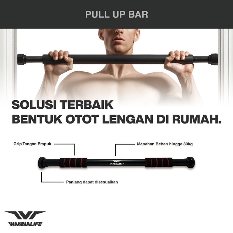 Wannafit Pull Up Bar Door Chinning 3