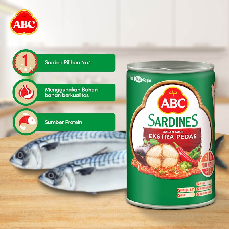 ABC Sarden Saus Extra Pedas 3