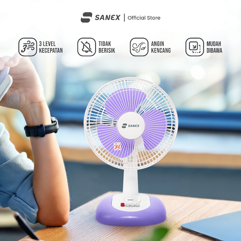 Indo Surya Kencana Sanex Kipas Angin Meja FD-1087