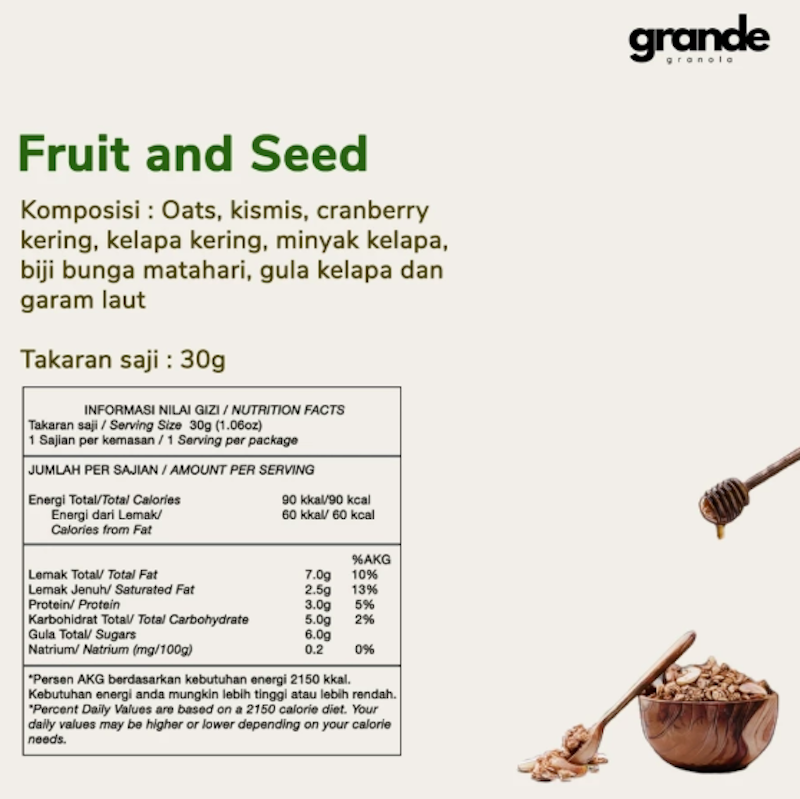 Grande Granola Fruit and Seed 3