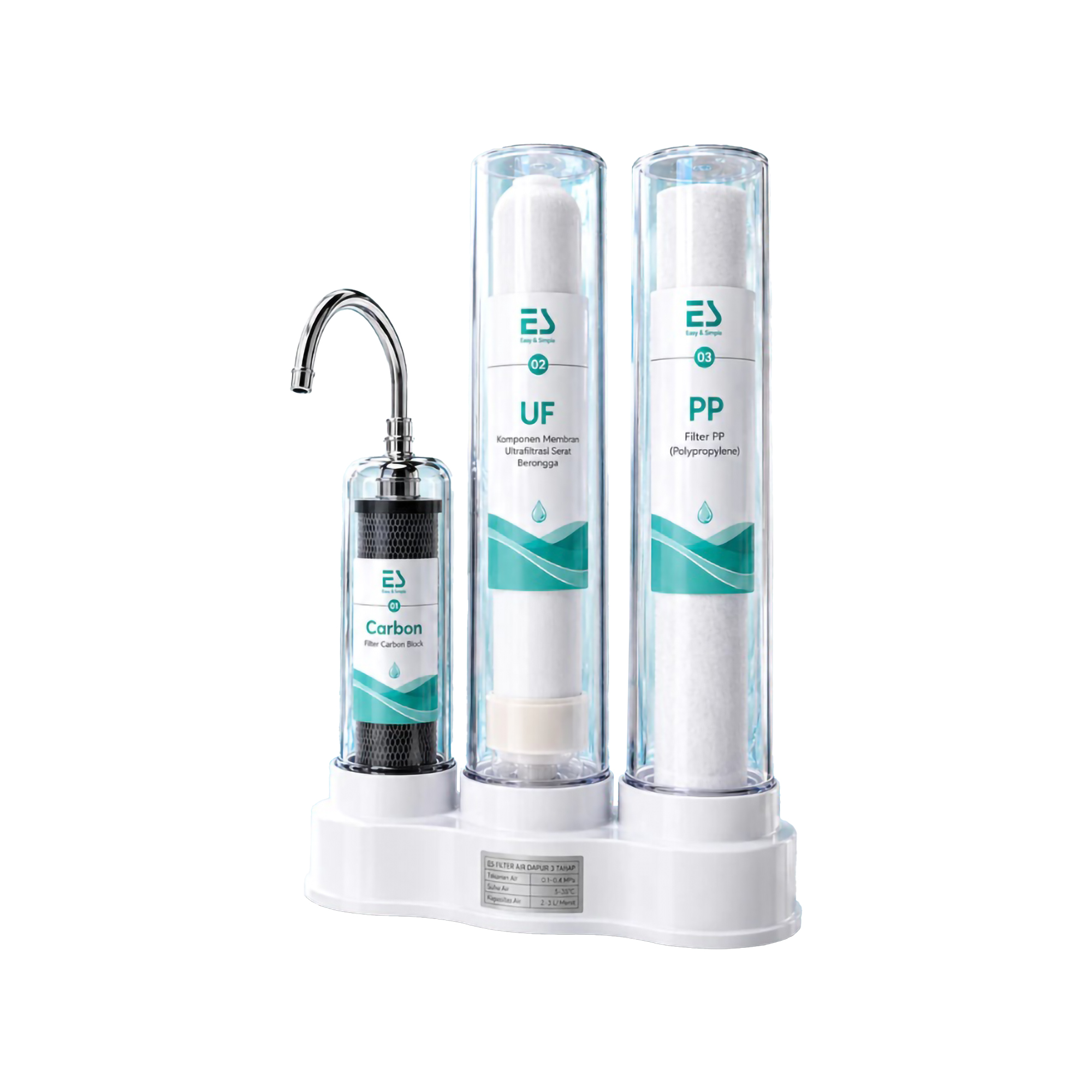 ES Water Filter Keran Air Minum 3 Tahap 1
